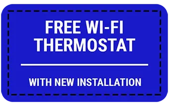 Free Wi-Fi Thermostat with New Installation